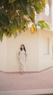 Daisy Drape Skirt Co-ord Set