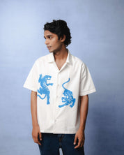 TWIN GUARDIAN BLUE SHIRT
