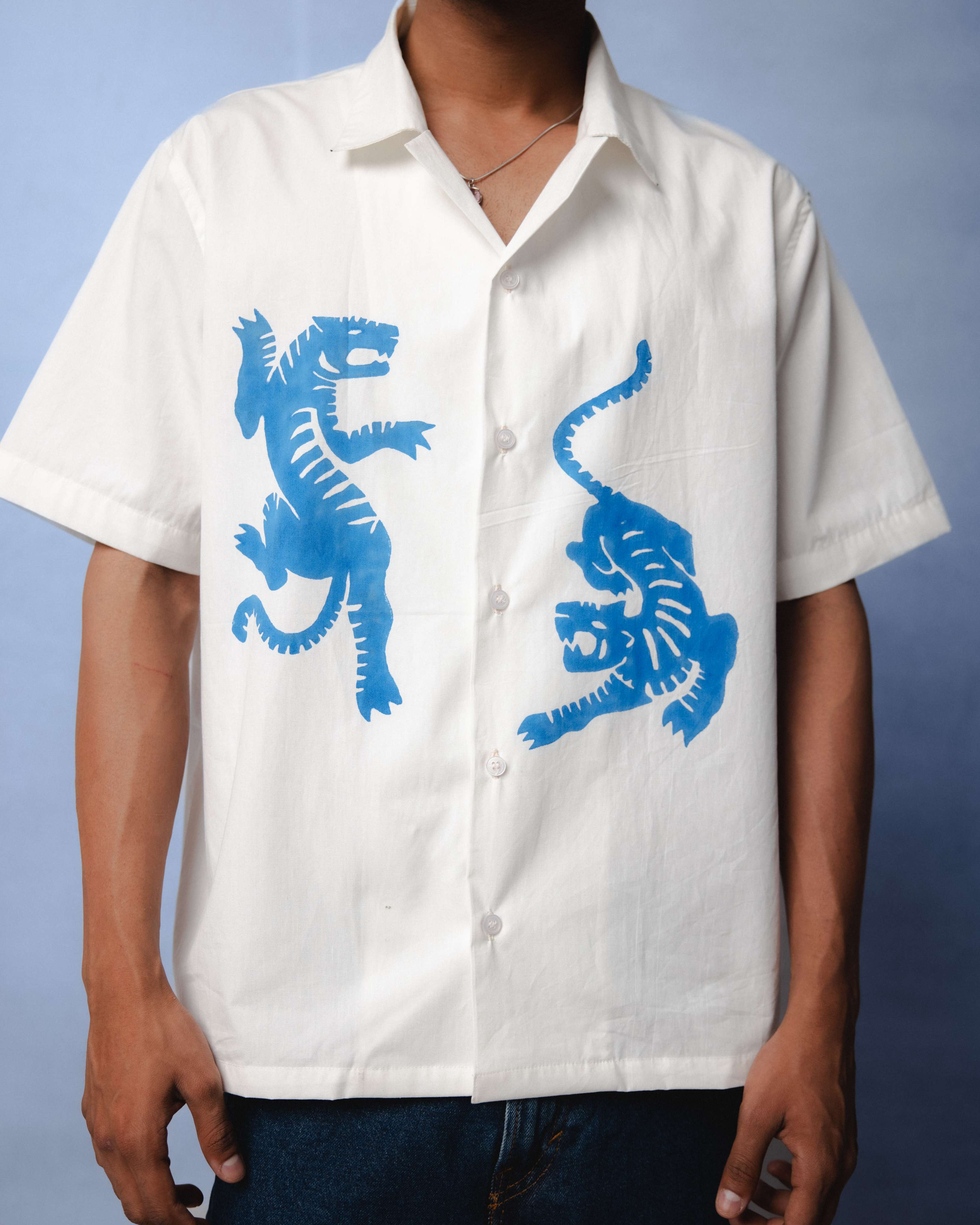 TWIN GUARDIAN BLUE SHIRT