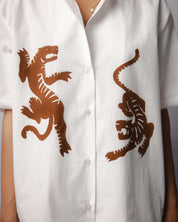 TWIN GUARDIAN BROWN CO-ORD