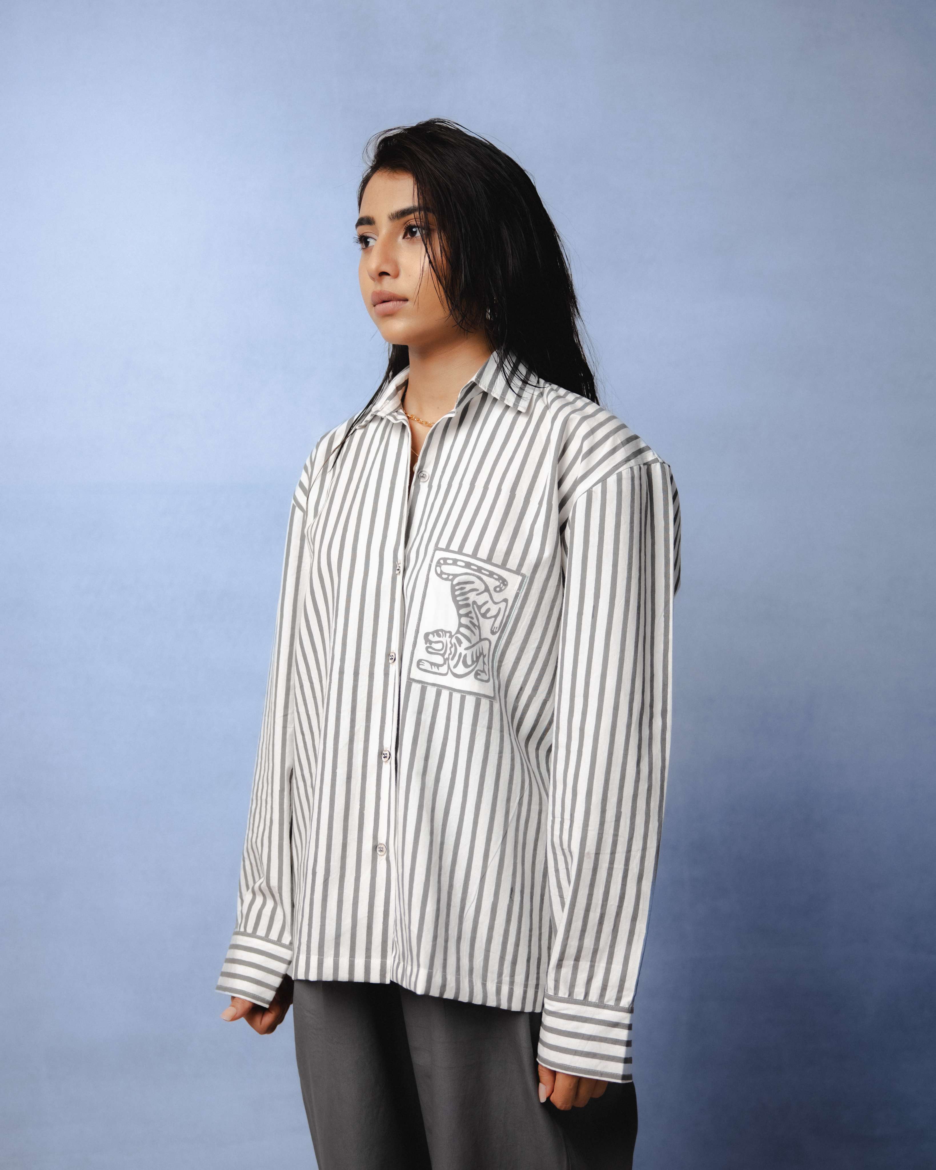 HORIZON STRIPE GREY CO-ORD