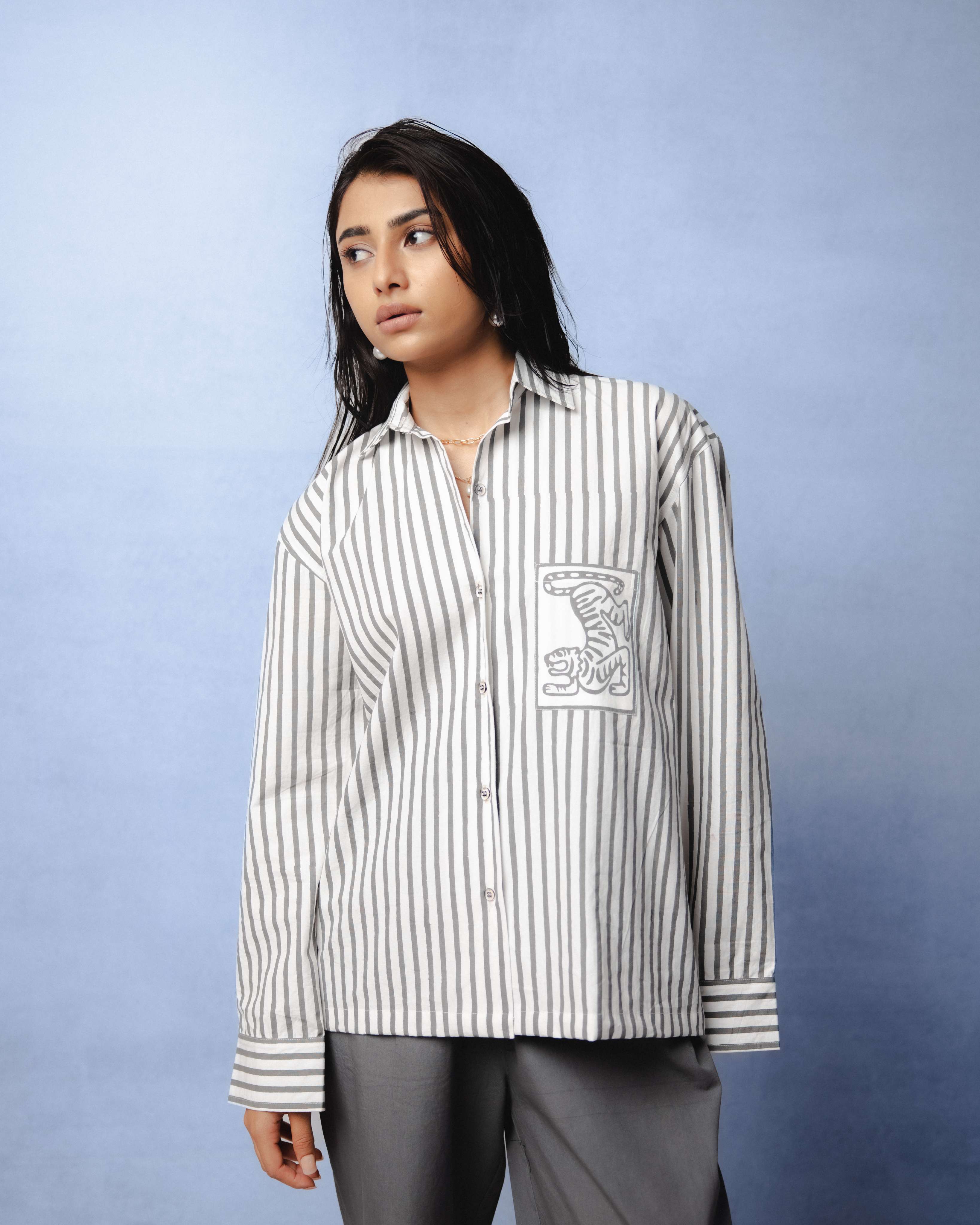 HORIZON STRIPE GREY CO-ORD