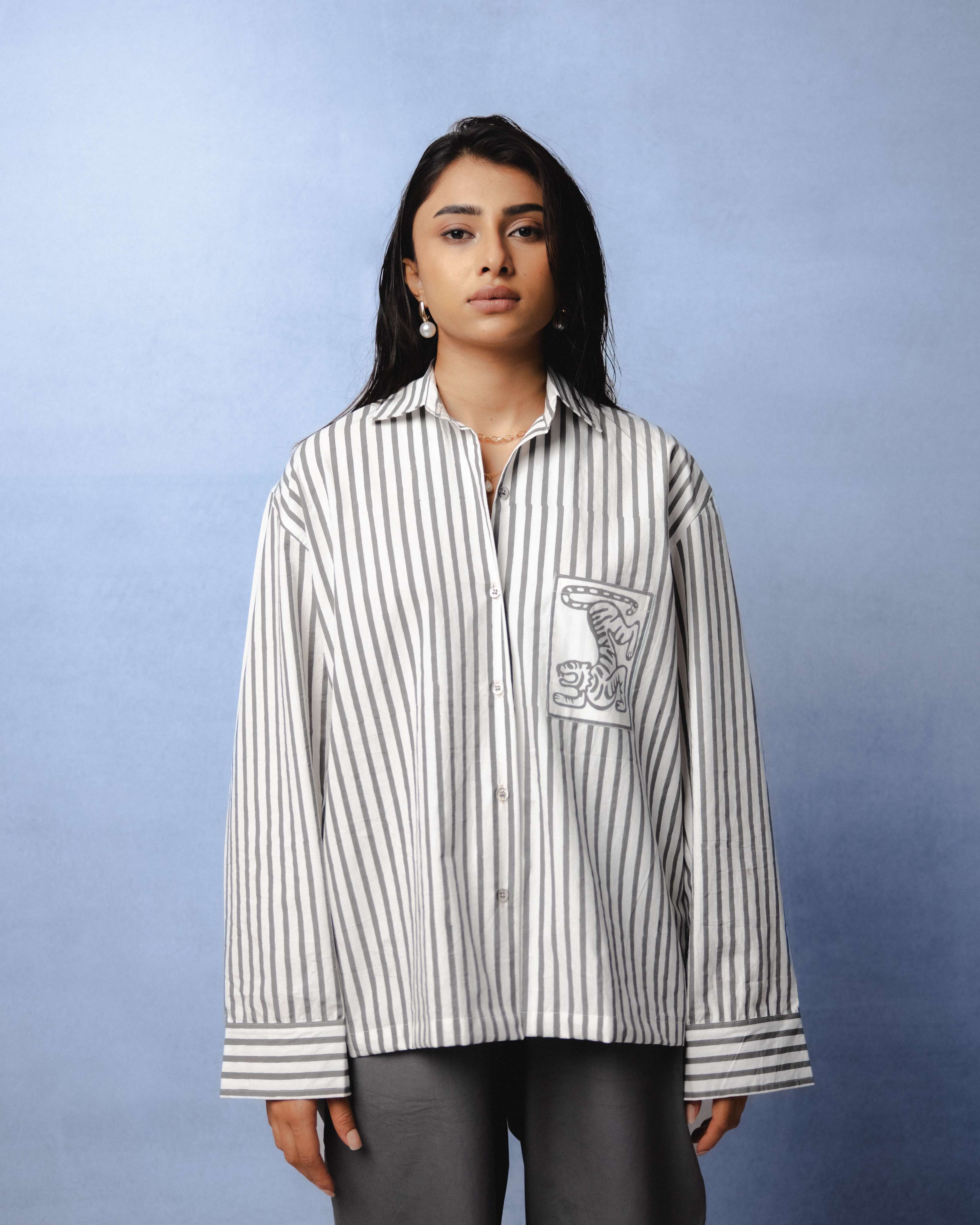 HORIZON STRIPE GREY CO-ORD