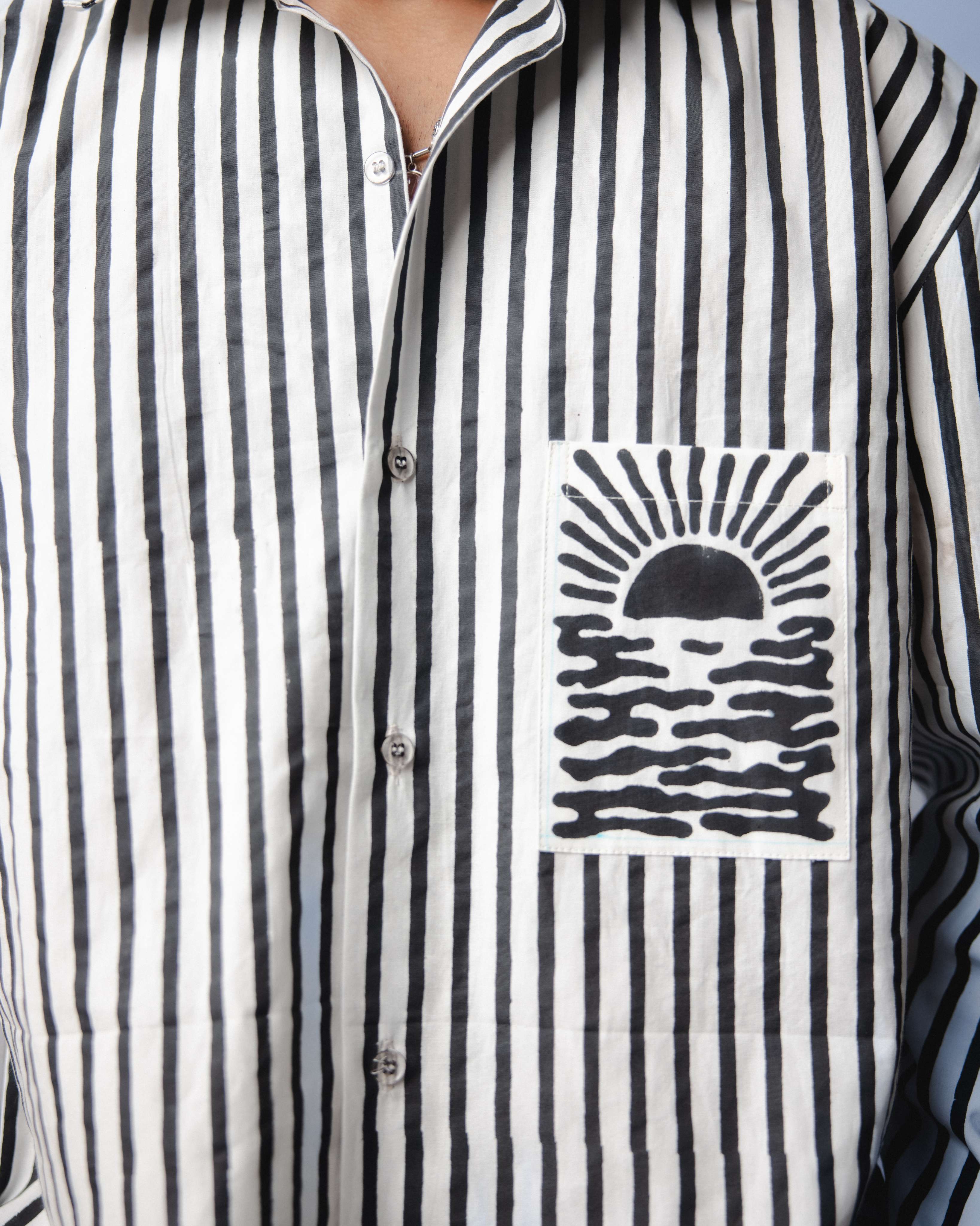 HORIZON STRIPE BLACK CO-ORD