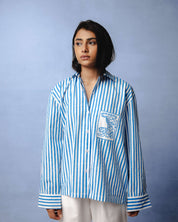 HORIZON STRIPE BLUE CO-ORD