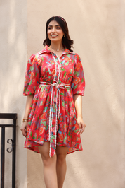 Paros Printed Dress