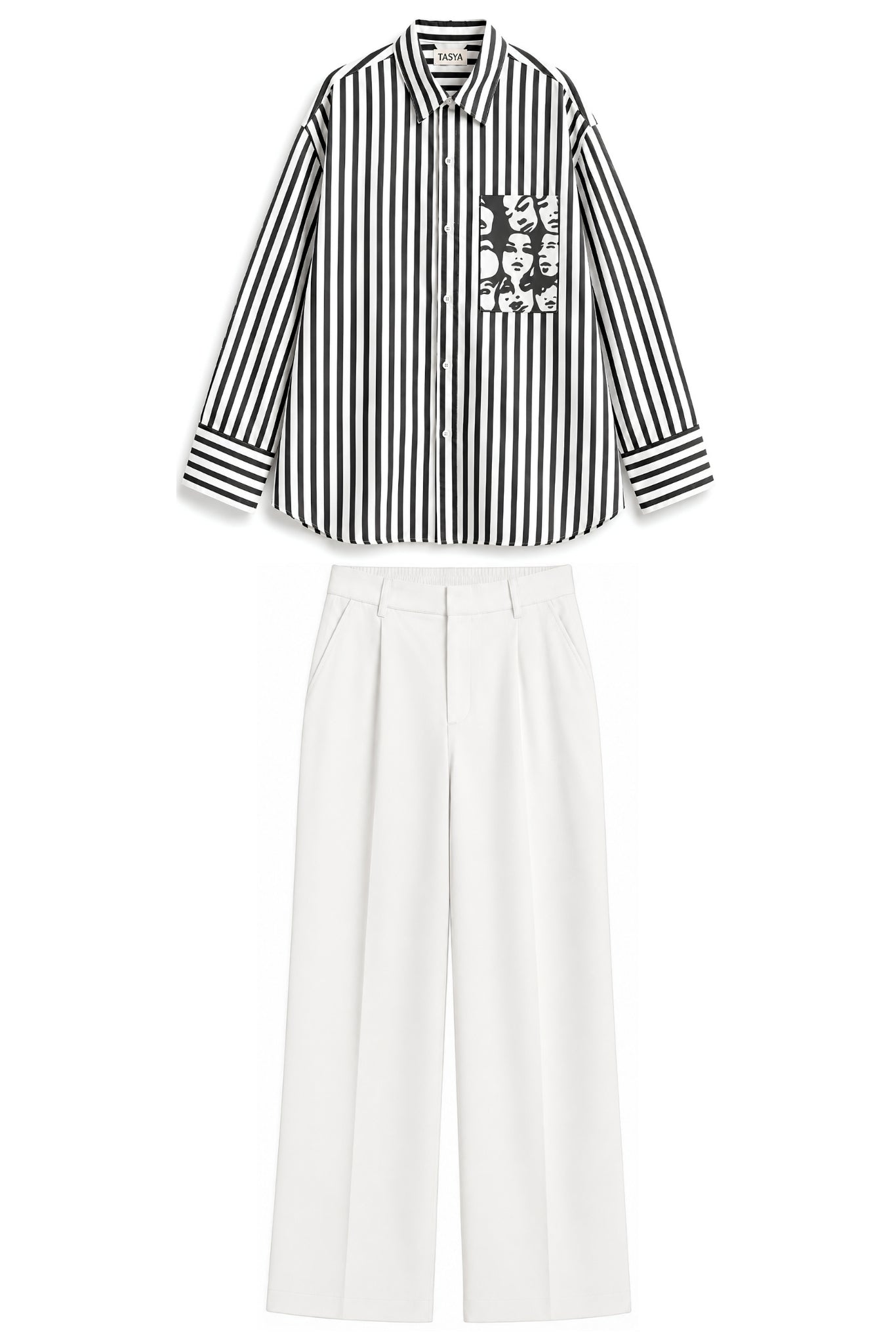 WINONA BLACK STRIPE CO-ORD MEN