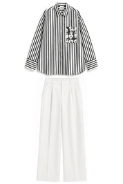 WINONA BLACK STRIPE CO-ORD MEN