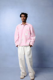 TIFFANY PINK STRIPE CO-ORD MEN
