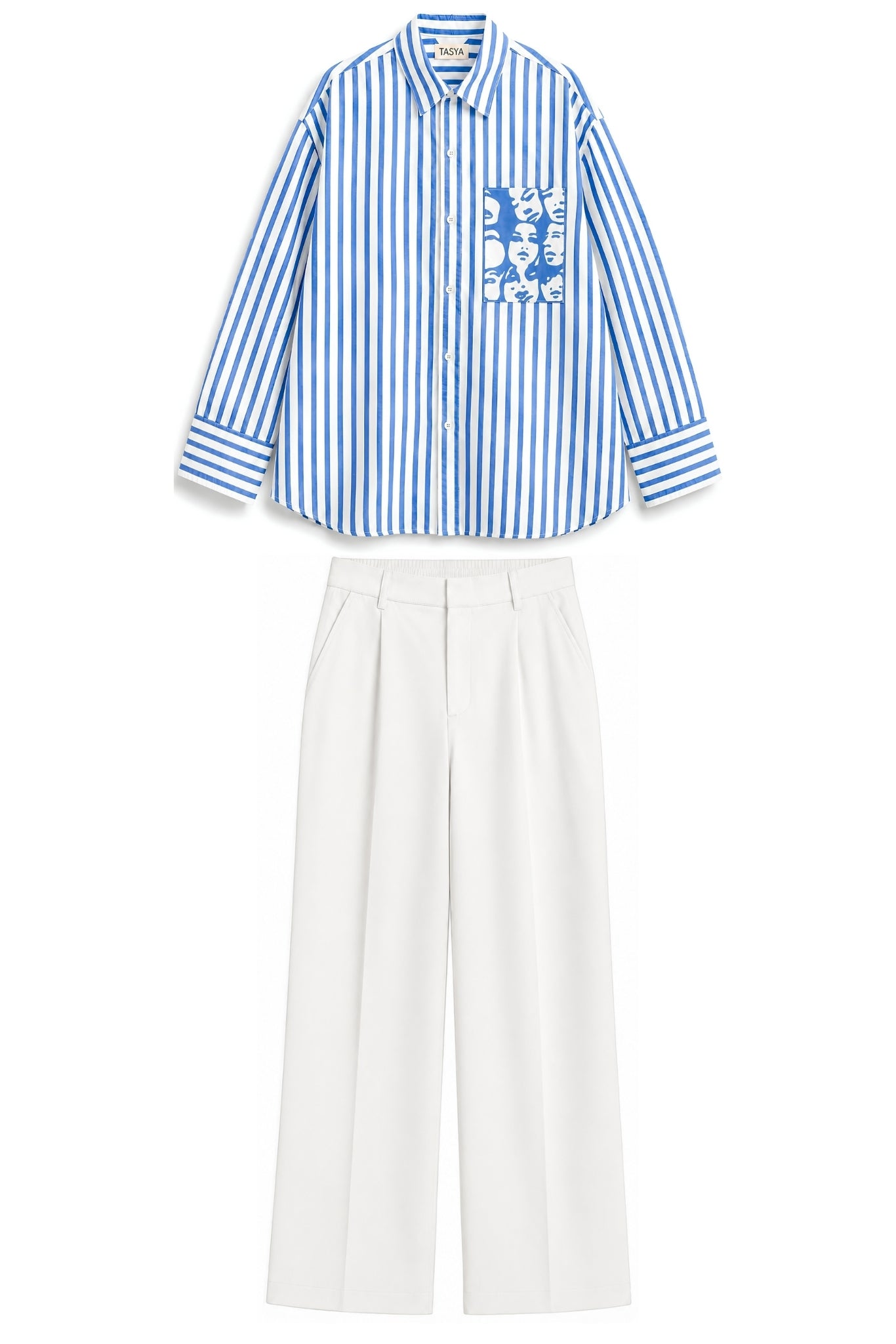 WINONA BLUE STRIPE CO-ORD MEN