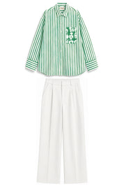 WINONA GREEN STRIPE CO-ORD MEN