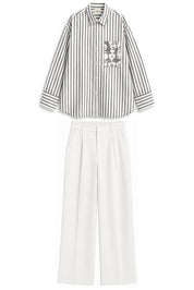 WINONA GREY STRIPE CO-ORD WOMEN