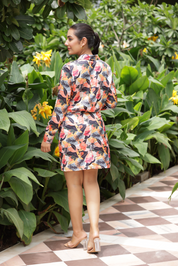 Floral Flicker Mini Dress