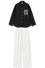 OLIVIA BLACK DYED CO-ORD MEN