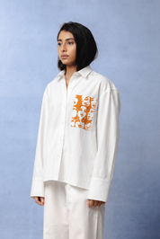 WINONA ORANGE SHIRT WOMEN