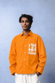 WINONA ORANGE DYED SHIRT MEN
