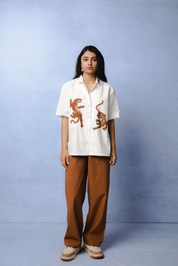 TWIN GUARDIAN BROWN CO-ORD