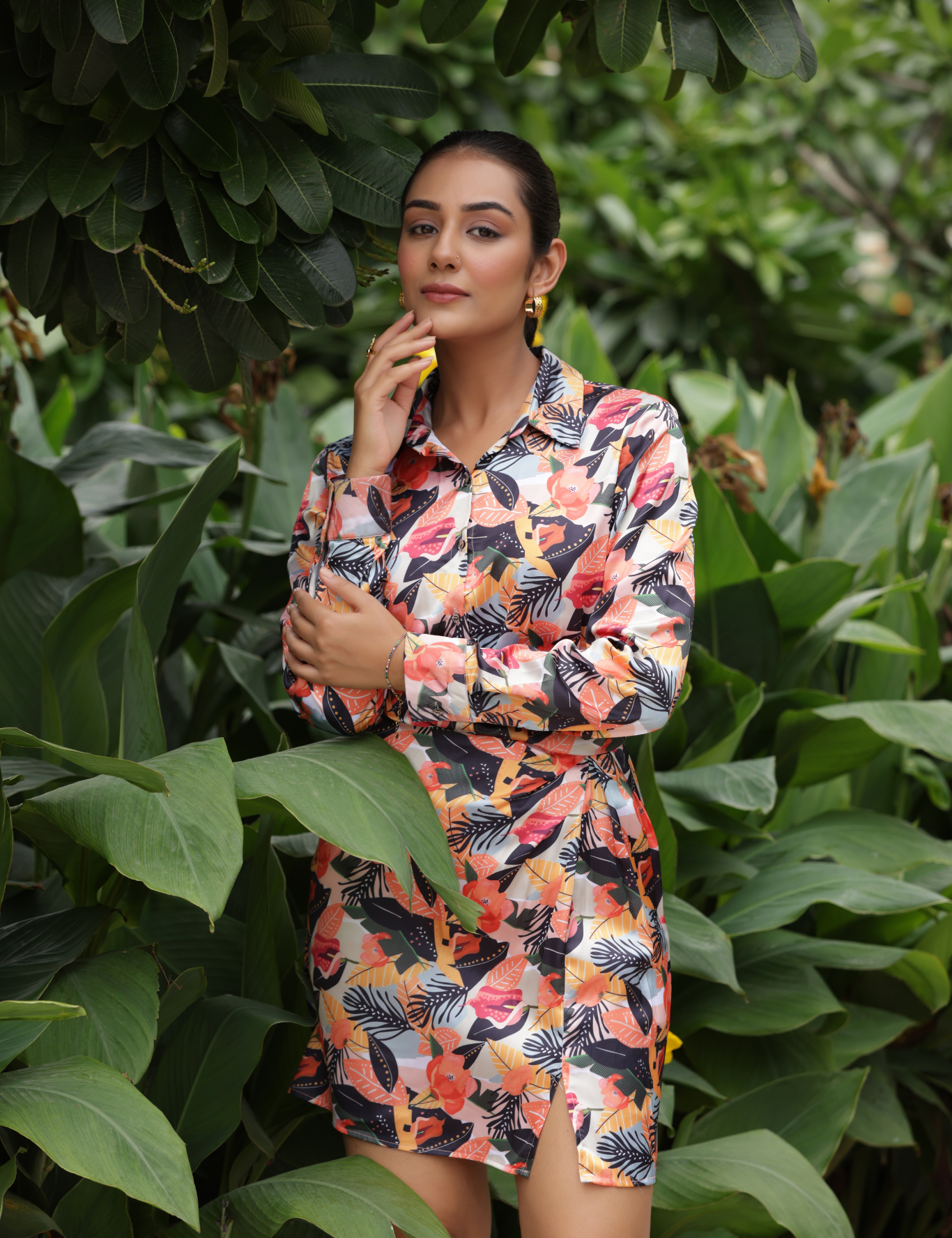 Floral Flicker Mini Dress