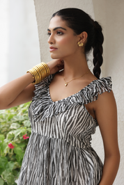 Block Bliss Midi Dress
