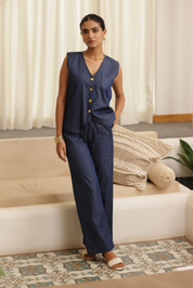 Denim Ease Co-ord Set