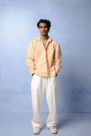HORIZON STRIPE ORANGE CO-ORD