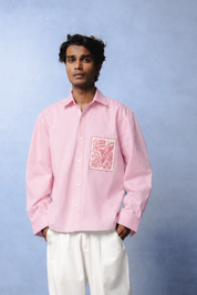 KIN PINK DYED SHIRT MEN