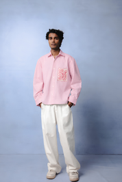 KIN PINK DYED SHIRT MEN