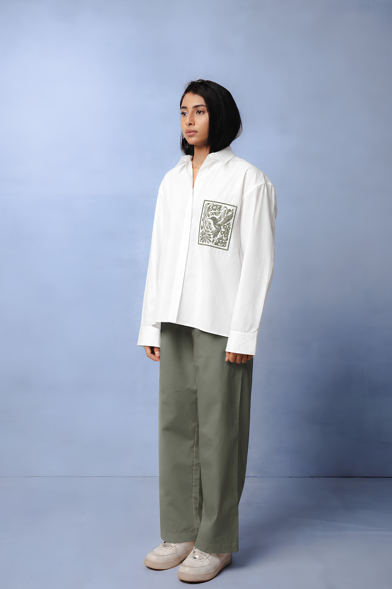 KIN OLIVE GREEN CO-ORD WOMEN