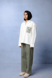 KIN OLIVE GREEN CO-ORD WOMEN