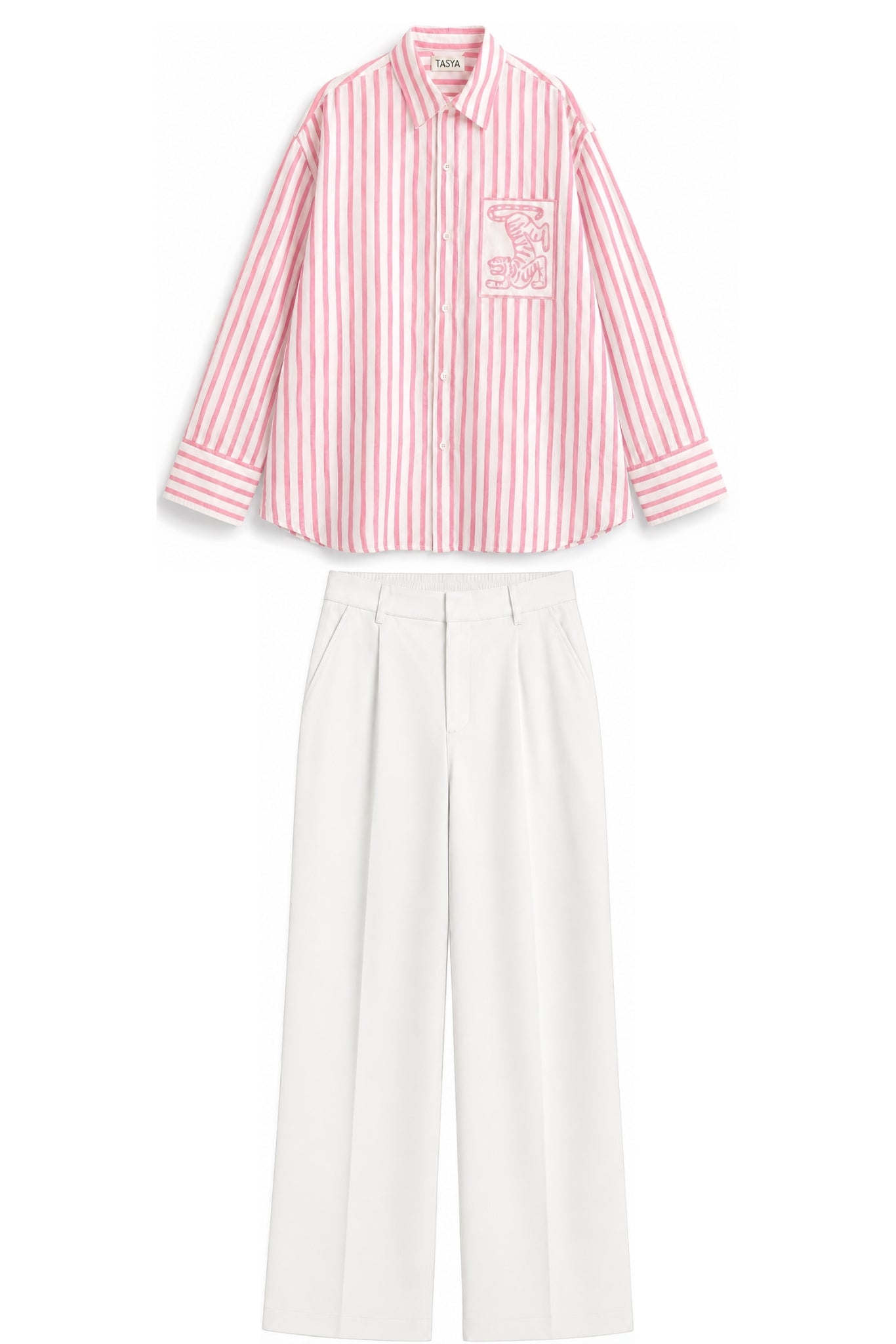 HORIZON PINK STRIPE CO-ORD MEN