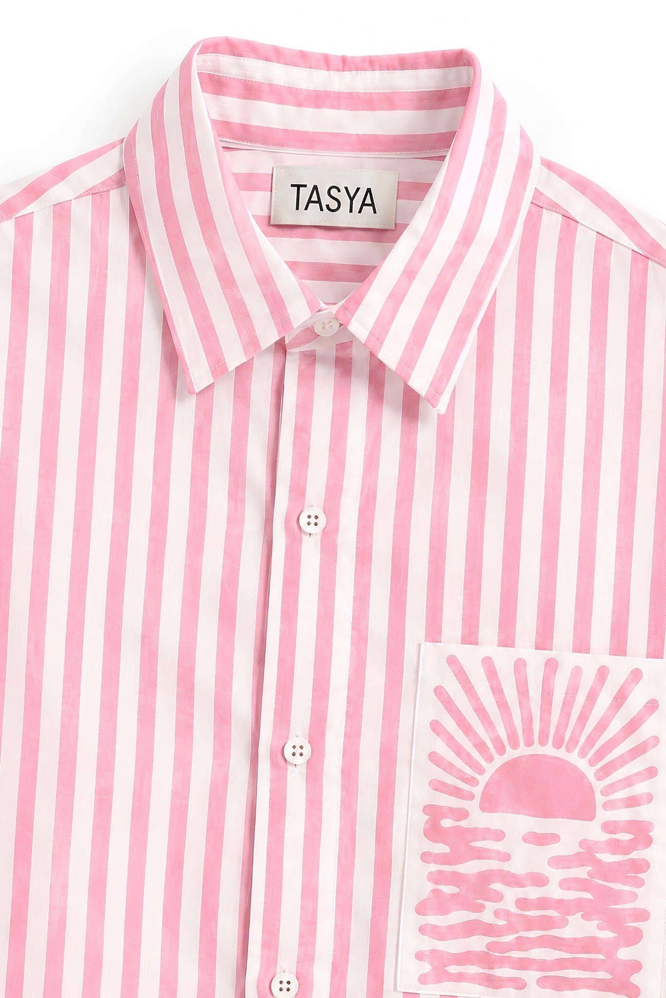 ORNELA PINK STRIPE SHIRT MEN