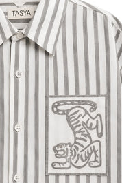 HORIZON STRIPE GREY CO-ORD