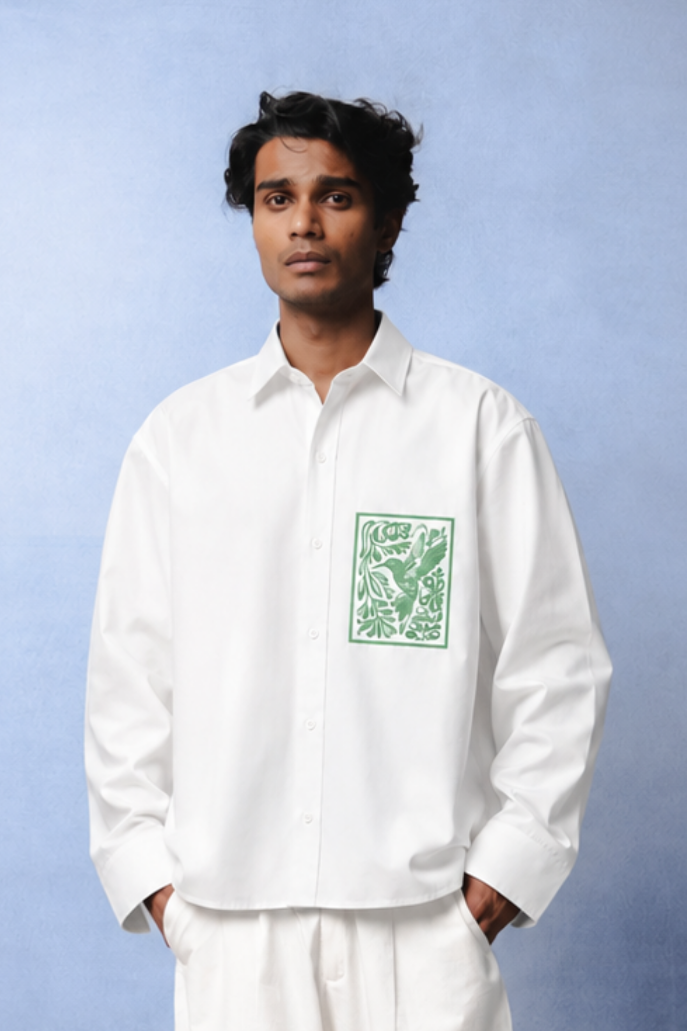 KIN GREEN SHIRT MEN