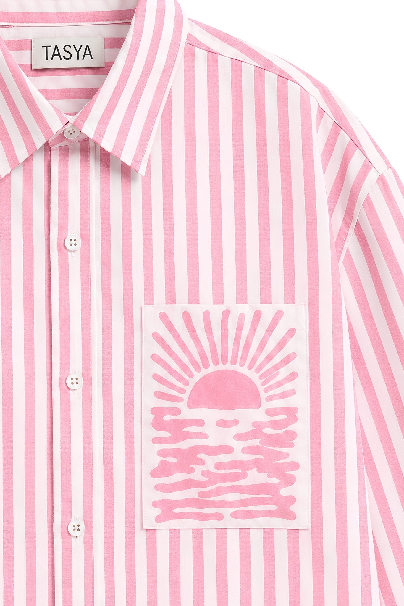 ORNELA PINK STRIPE SHIRT MEN