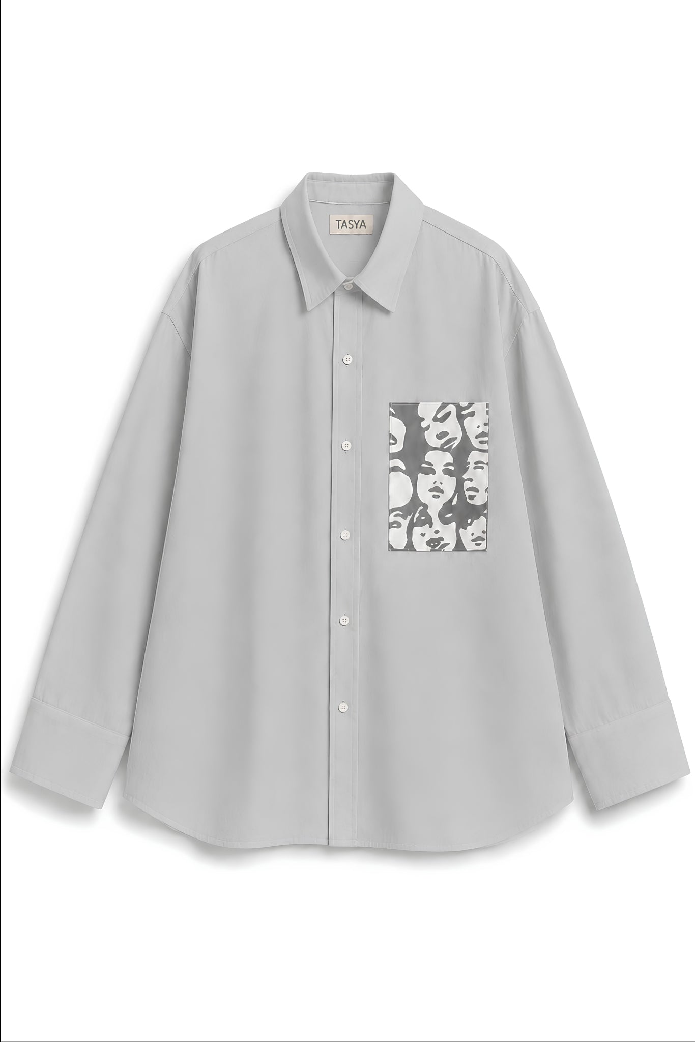 WINONA GREY DYED SHIRT MEN