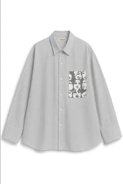 WINONA GREY DYED SHIRT MEN