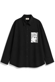 TIFFANY BLACK DYED SHIRT MEN