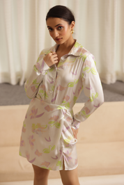 Floral Flicker Mini Dress