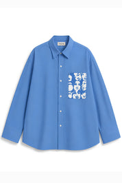 WINONA BLUE DYED SHIRT WOMEN
