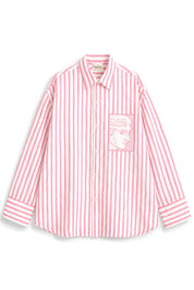 TIFFANY PINK STRIPE SHIRT WOMEN