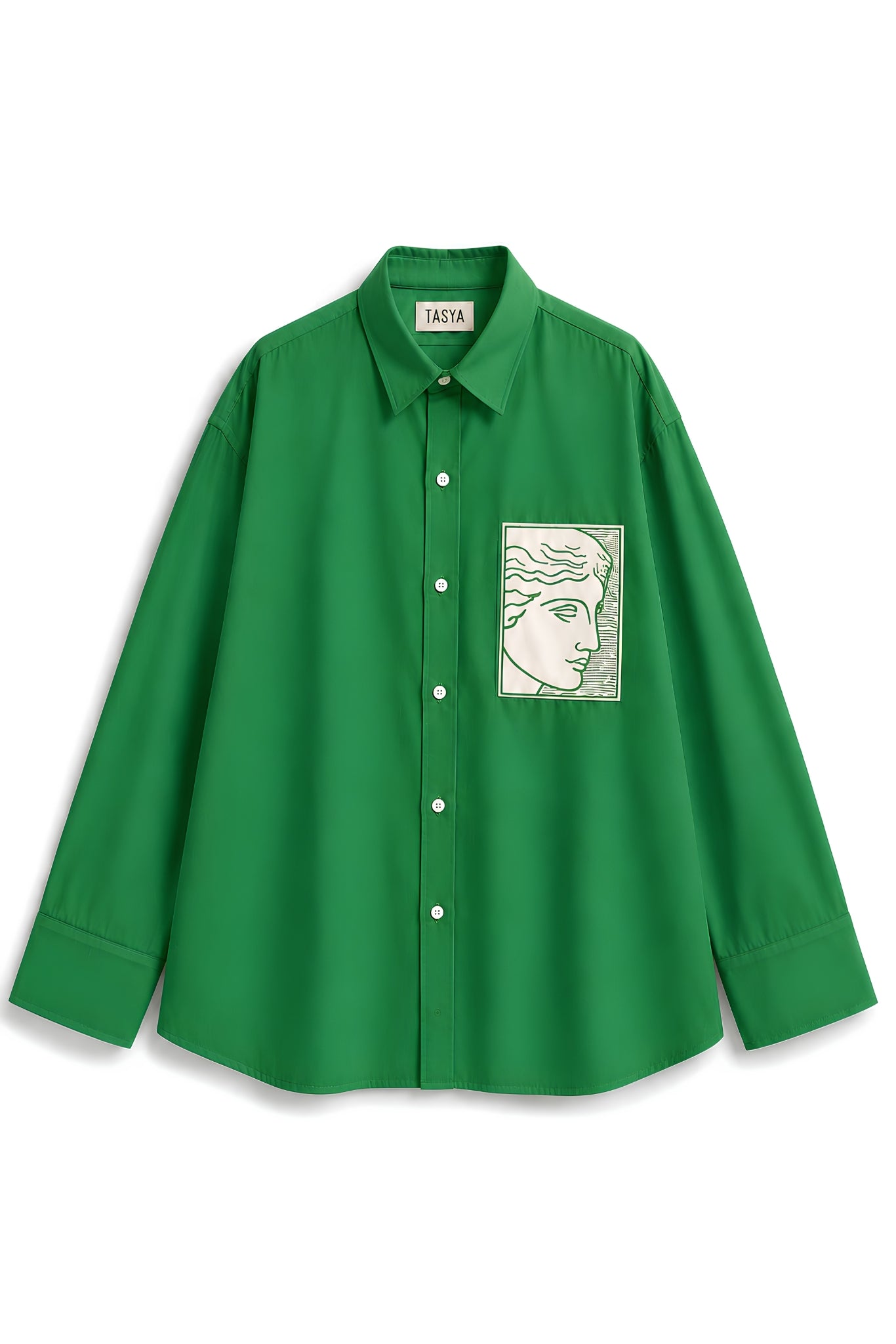 TIFFANY GREEN DYED SHIRT MEN