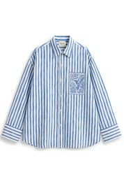 KIN BLUE STRIPE SHIRT MEN