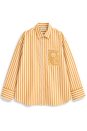 MARGO ORANGE STRIPE SHIRT MEN