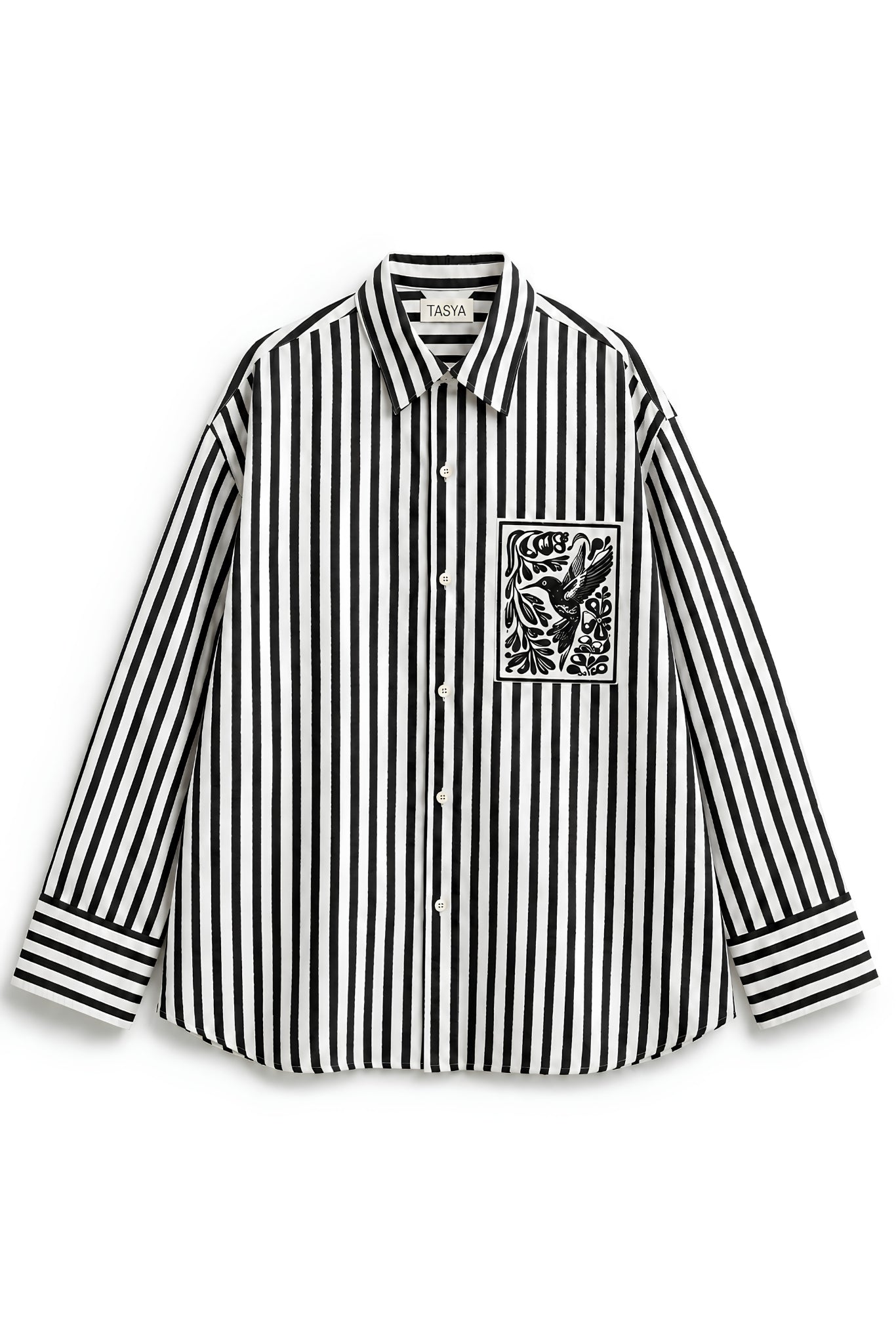 KIN BLACK STRIPE SHIRT MEN