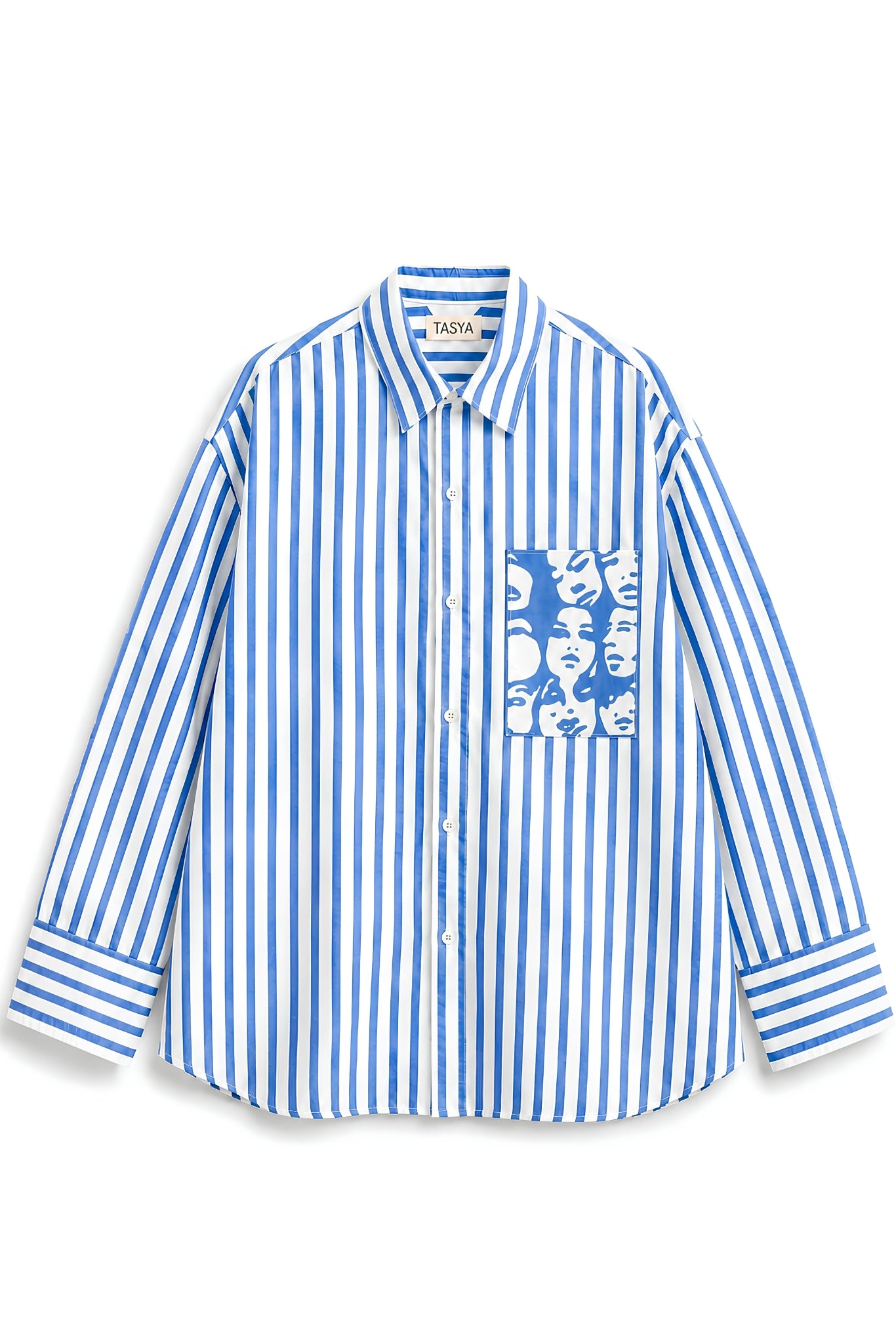 WINONA BLUE STRIPE SHIRT WOMEN