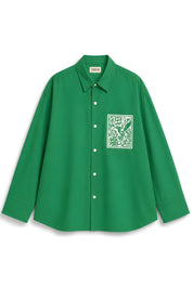 KIN GREEN DYED SHIRT WOMEN