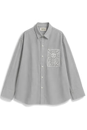 MARGO GREY DYED SHIRT MEN
