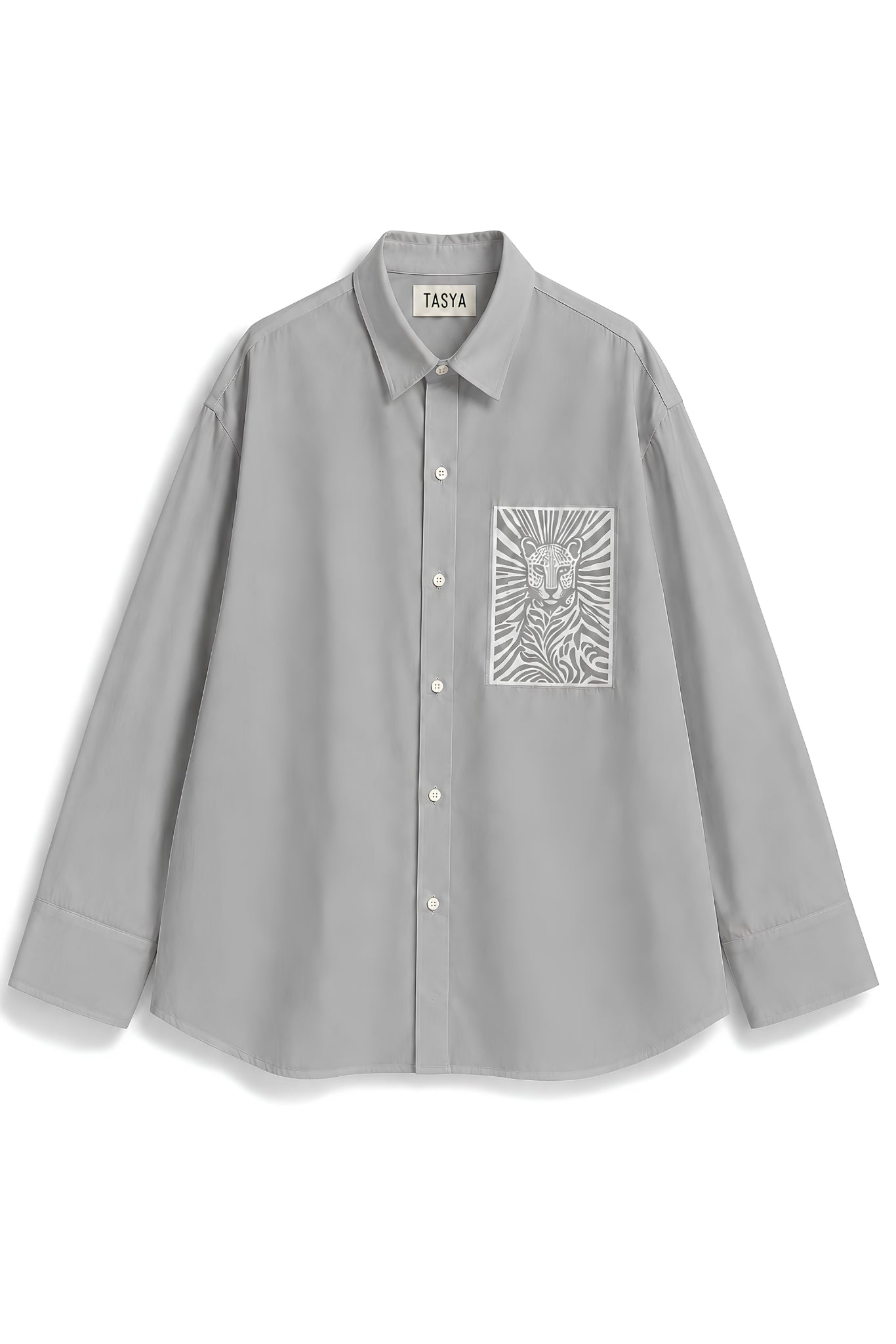 MARGO GREY DYED SHIRT WOMEN