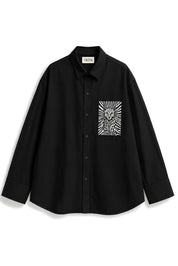 MARGO BLACK DYED SHIRT MEN