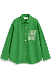 MARGO GREEN DYED SHIRT MEN